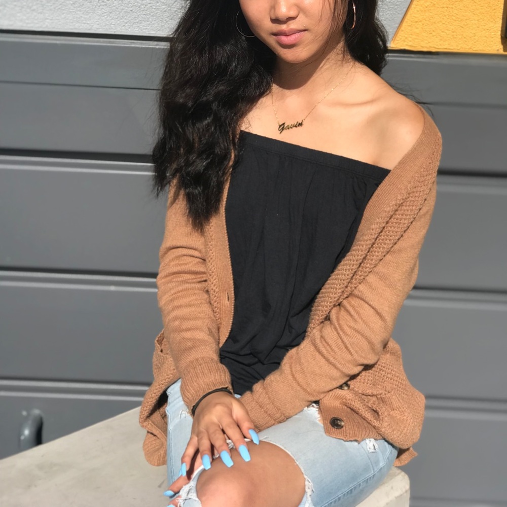 Cute brown cardigan
